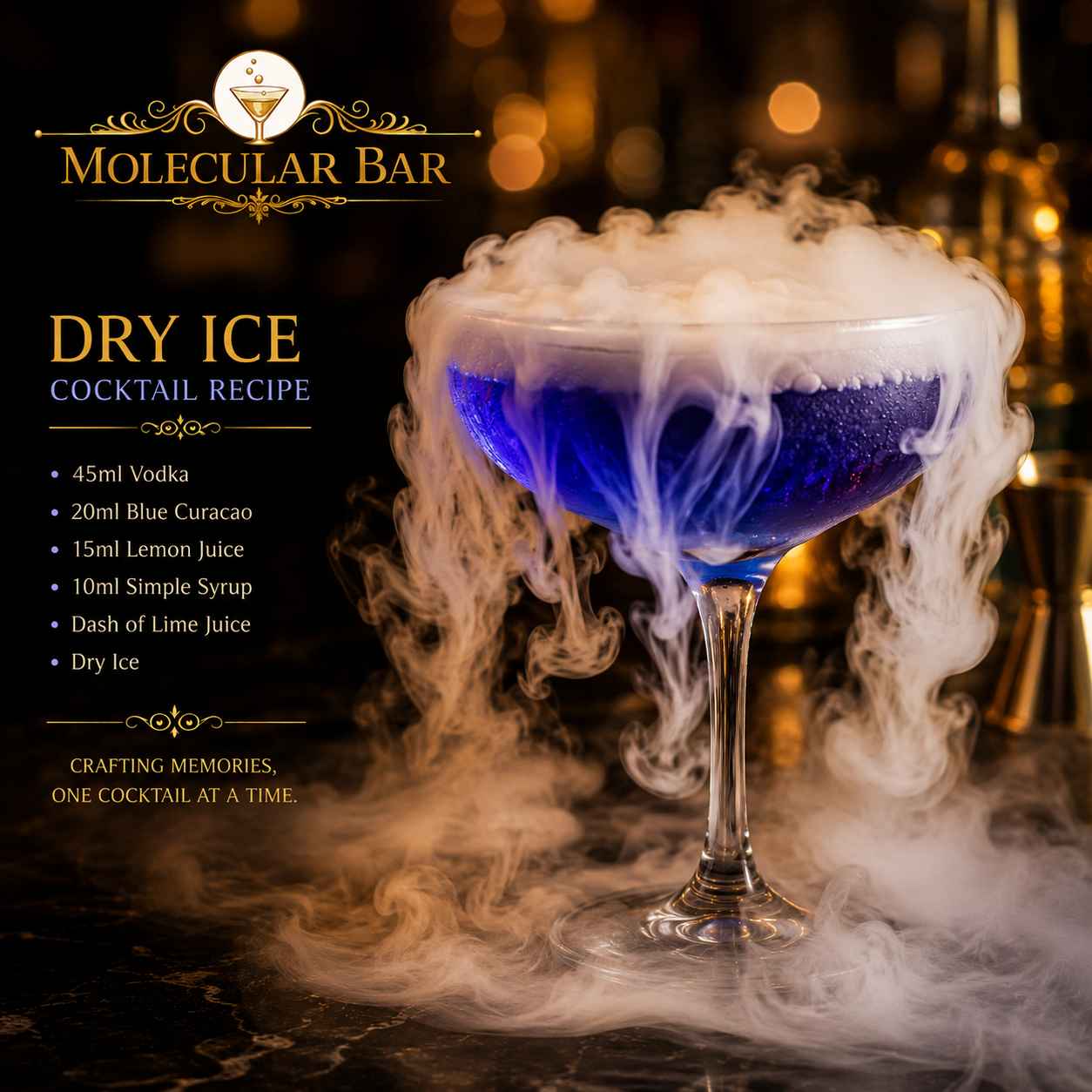 dry ice cocktail bar delhi