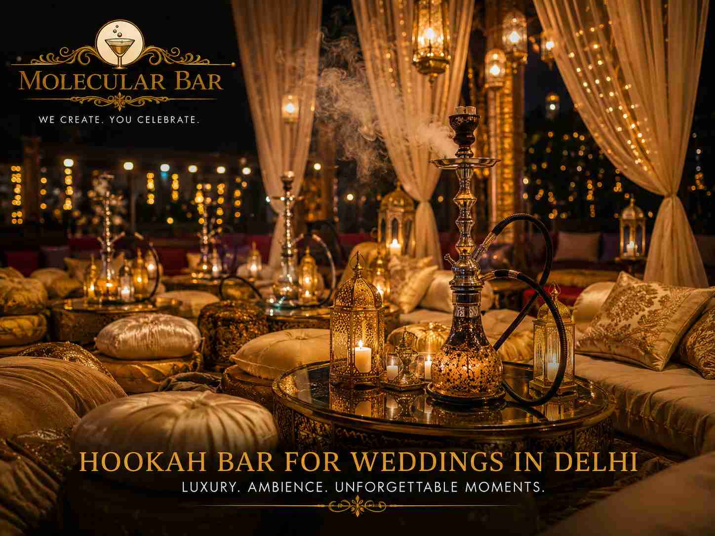 hookah at wedding delhi