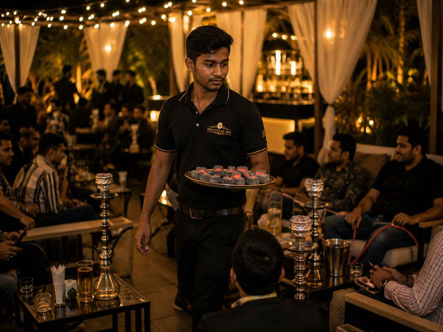 hookah service boy jobs delhi