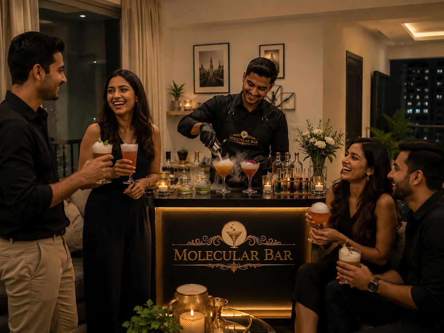 house party bar setup delhi